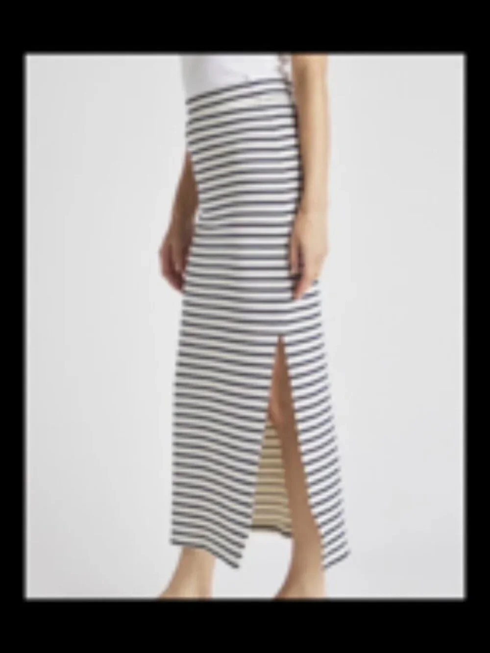 Splendid Whitney Strip Maxi Skirt and Matching Top Set, Size Small